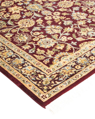 Traditional Mogul Red Wool Area Rug 3' 1" x 5' 4" - Solo Rugs