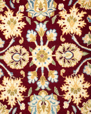Traditional Mogul Red Wool Area Rug 3' 1" x 5' 4" - Solo Rugs