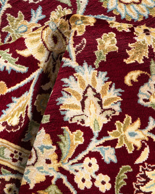 Traditional Mogul Red Wool Area Rug 3' 1" x 5' 4" - Solo Rugs