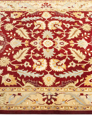 Traditional Mogul Red Wool Area Rug 3' 3" x 5' 1" - Solo Rugs