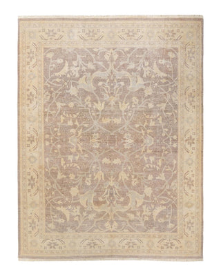 Contemporary Eclectic Gray Wool Area Rug 8' 0" x 10' 2" - Solo Rugs