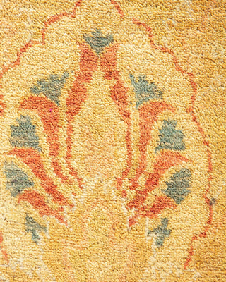 Traditional Mogul Orange Wool Area Rug 8' 1" x 10' 0" - Solo Rugs
