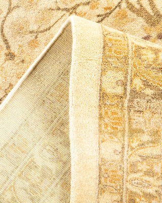 Traditional Mogul Ivory Wool Area Rug 8' 2" x 10' 4" - Solo Rugs