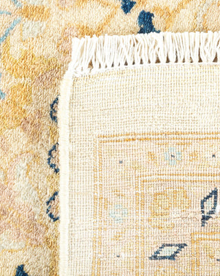 Traditional Mogul Ivory Wool Area Rug 8' 0" x 10' 0" - Solo Rugs