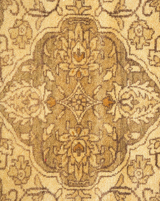 Traditional Mogul Green Wool Area Rug 8' 2" x 10' 3" - Solo Rugs