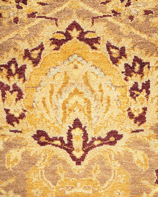 Traditional Mogul Brown Wool Area Rug 8' 2" x 10' 2" - Solo Rugs