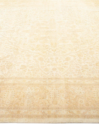 Traditional Mogul Ivory Wool Area Rug 8' 4" x 10' 4" - Solo Rugs