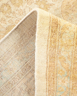 Traditional Mogul Ivory Wool Area Rug 8' 4" x 10' 4" - Solo Rugs