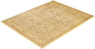Traditional Mogul Green Wool Area Rug 8' 2" x 10' 3" - Solo Rugs