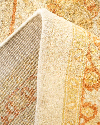 Traditional Mogul Ivory Wool Area Rug 8' 2" x 10' 2" - Solo Rugs