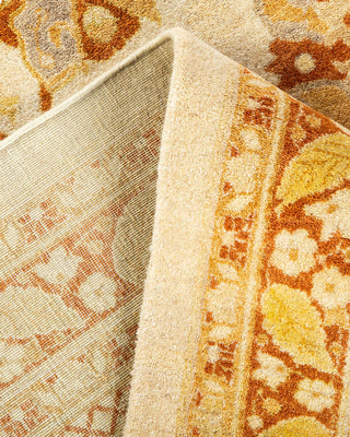 Traditional Mogul Ivory Wool Area Rug 8' 3" x 10' 7" - Solo Rugs