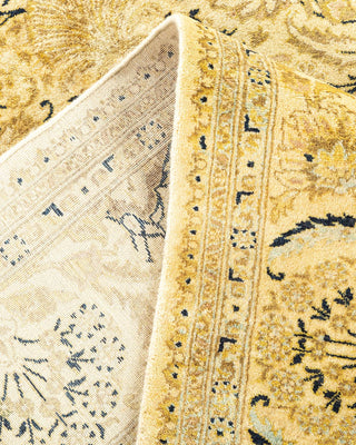 Traditional Mogul Ivory Wool Area Rug 6' 2" x 8' 10" - Solo Rugs