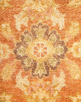 Traditional Mogul Brown Wool Area Rug 6' 3" x 8' 10" - Solo Rugs