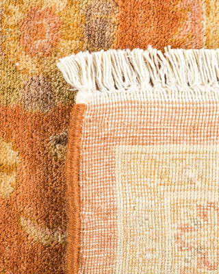 Traditional Mogul Brown Wool Area Rug 6' 3" x 8' 10" - Solo Rugs