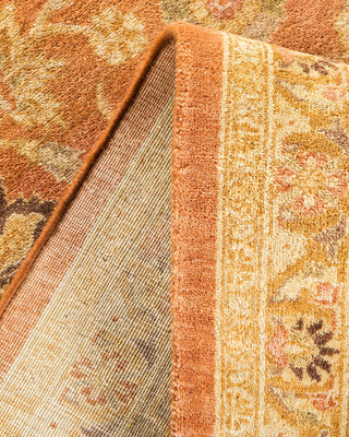 Traditional Mogul Brown Wool Area Rug 6' 3" x 8' 10" - Solo Rugs