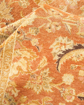 Traditional Mogul Brown Wool Area Rug 6' 3" x 8' 10" - Solo Rugs