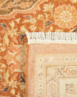 Traditional Mogul Brown Wool Area Rug 6' 2" x 9' 1" - Solo Rugs