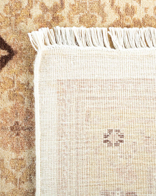 Traditional Mogul Ivory Wool Area Rug 6' 2" x 8' 10" - Solo Rugs