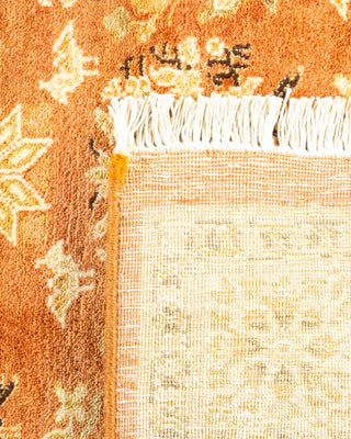 Traditional Mogul Brown Wool Area Rug 6' 2" x 8' 10" - Solo Rugs