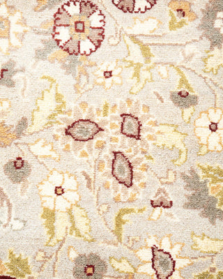 Traditional Mogul Ivory Wool Runner 2' 8" x 10' 6" - Solo Rugs