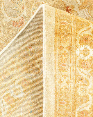 Contemporary Eclectic Ivory Wool Area Rug 8' 0" x 9' 10" - Solo Rugs
