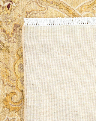 Contemporary Eclectic Ivory Wool Area Rug 7' 10" x 10' 2" - Solo Rugs