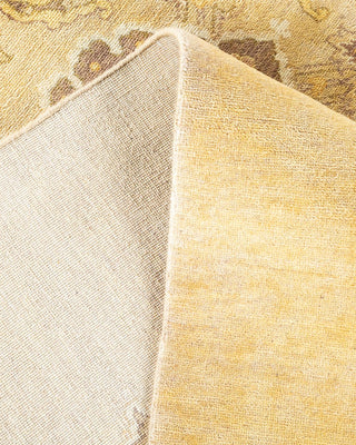 Contemporary Eclectic Ivory Wool Area Rug 7' 10" x 10' 2" - Solo Rugs
