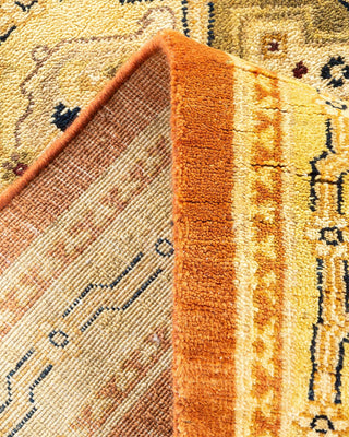 Contemporary Eclectic Brown Wool Area Rug 8' 2" x 9' 10" - Solo Rugs