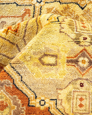 Contemporary Eclectic Brown Wool Area Rug 8' 2" x 9' 10" - Solo Rugs