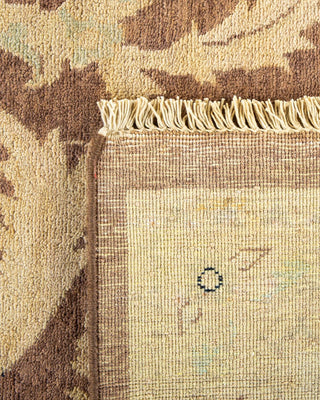 Contemporary Eclectic Brown Wool Area Rug 9' 0" x 11' 10" - Solo Rugs
