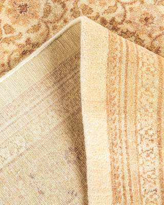 Traditional Mogul Ivory Wool Area Rug 9' 3" x 12' 2" - Solo Rugs