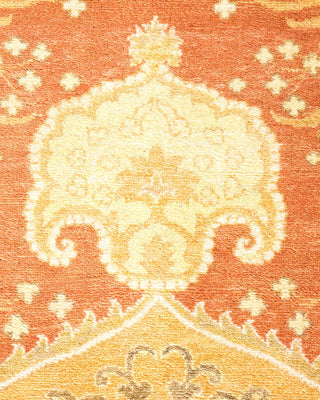 Traditional Mogul Brown Wool Area Rug 8' 2" x 10' 4" - Solo Rugs