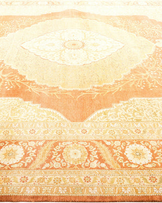 Traditional Mogul Brown Wool Area Rug 8' 2" x 10' 4" - Solo Rugs