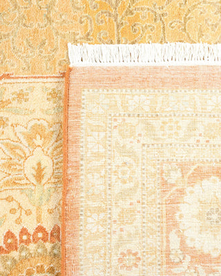 Traditional Mogul Brown Wool Area Rug 8' 2" x 10' 4" - Solo Rugs