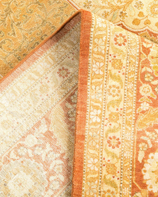 Traditional Mogul Brown Wool Area Rug 8' 2" x 10' 4" - Solo Rugs