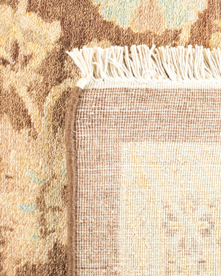 Traditional Mogul Brown Wool Area Rug 8' 4" x 10' 5" - Solo Rugs