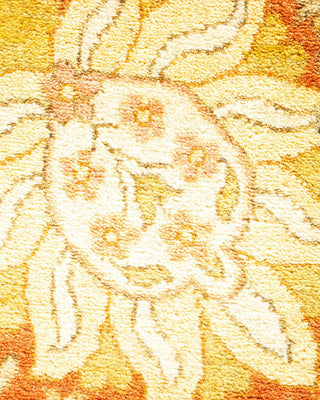 Traditional Mogul Brown Wool Area Rug 8' 2" x 10' 6" - Solo Rugs