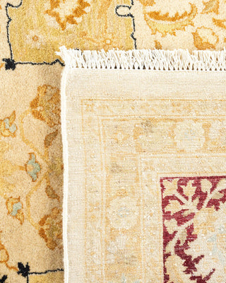 Traditional Mogul Ivory Wool Area Rug 8' 2" x 10' 7" - Solo Rugs