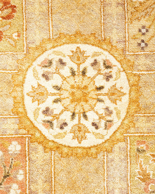 Traditional Mogul Ivory Wool Area Rug 8' 1" x 10' 0" - Solo Rugs