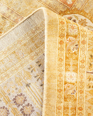 Traditional Mogul Ivory Wool Area Rug 8' 1" x 10' 0" - Solo Rugs