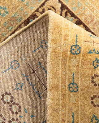 Traditional Mogul Ivory Wool Runner 3' 0" x 8' 9" - Solo Rugs