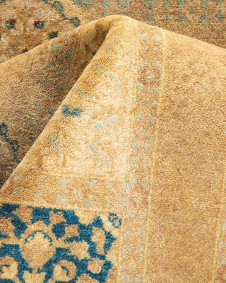 Traditional Mogul Ivory Wool Runner 3' 0" x 8' 9" - Solo Rugs