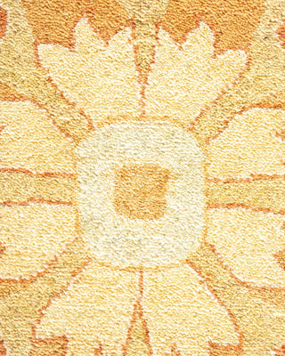 Traditional Mogul Green Wool Area Rug 9' 2" x 12' 4" - Solo Rugs
