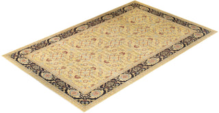 Contemporary Eclectic Green Wool Area Rug 10' 0" x 16' 0" - Solo Rugs