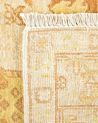 Contemporary Eclectic Ivory Wool Area Rug 9' 0" x 11' 9" - Solo Rugs