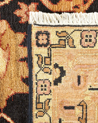 Contemporary Eclectic Black Wool Area Rug 9' 3" x 11' 9" - Solo Rugs