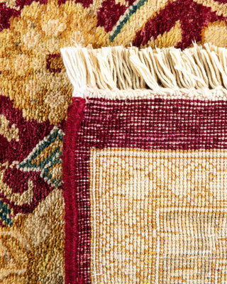Traditional Mogul Red Wool Area Rug 8' 3" x 10' 2" - Solo Rugs