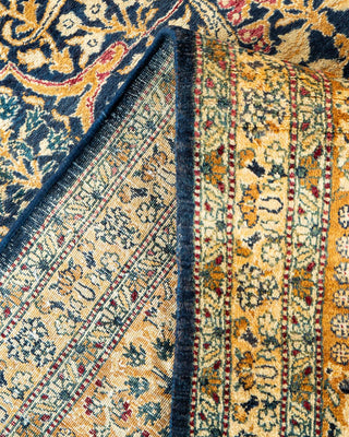 Traditional Mogul Blue Wool Area Rug 8' 2" x 10' 0" - Solo Rugs