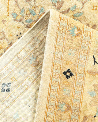 Traditional Mogul Ivory Wool Area Rug 8' 1" x 10' 3" - Solo Rugs