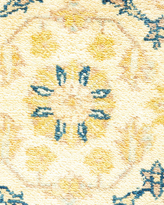 Traditional Mogul Ivory Wool Area Rug 8' 1" x 9' 10" - Solo Rugs